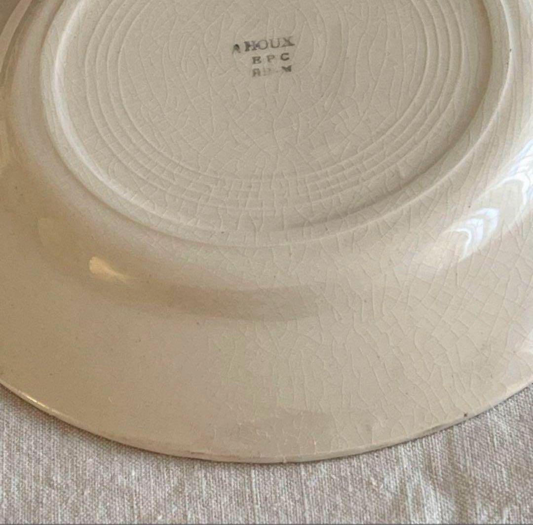 M.K フランスアンティーク HOUX ヒイラギ プレート 平皿 ②