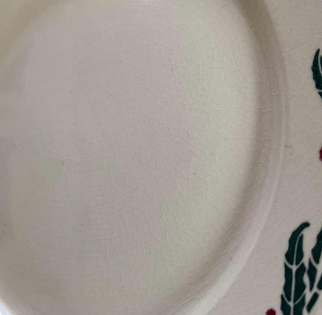 M.K フランスアンティーク HOUX ヒイラギ プレート 平皿 ②