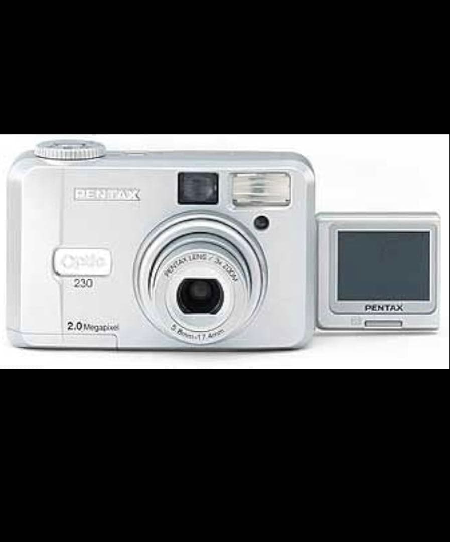 動作確認済み 自撮り可 PENTAX OPTIO 230 デジカメ 単三電池