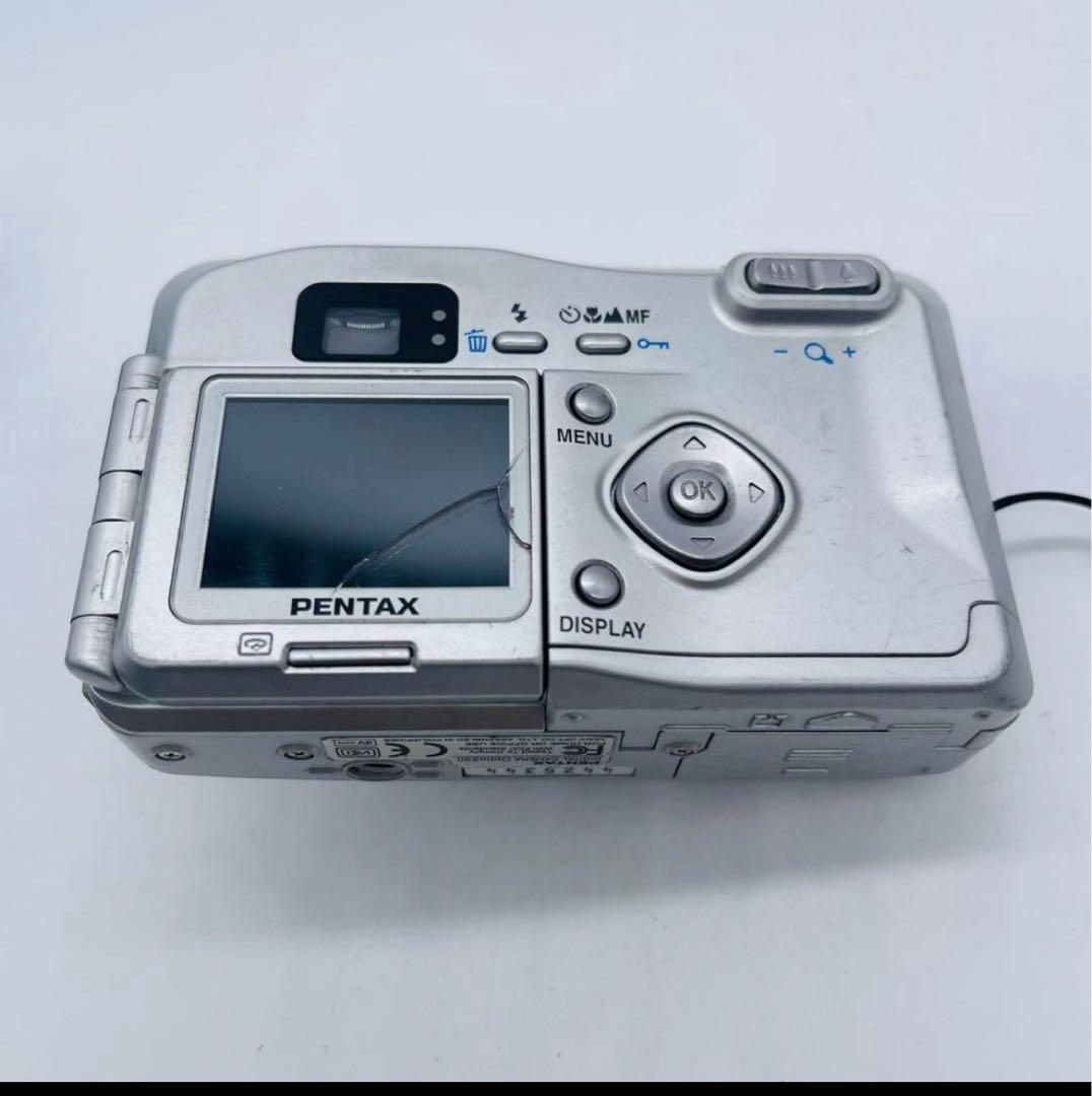 動作確認済み 自撮り可 PENTAX OPTIO 230 デジカメ 単三電池