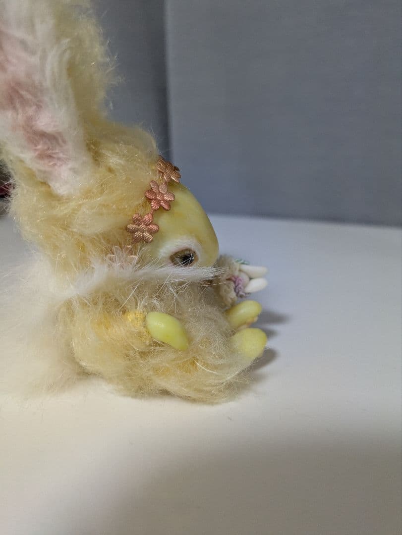 創作人形作家　樹脂粘土　レプンクル様のウサギ　うさぎ