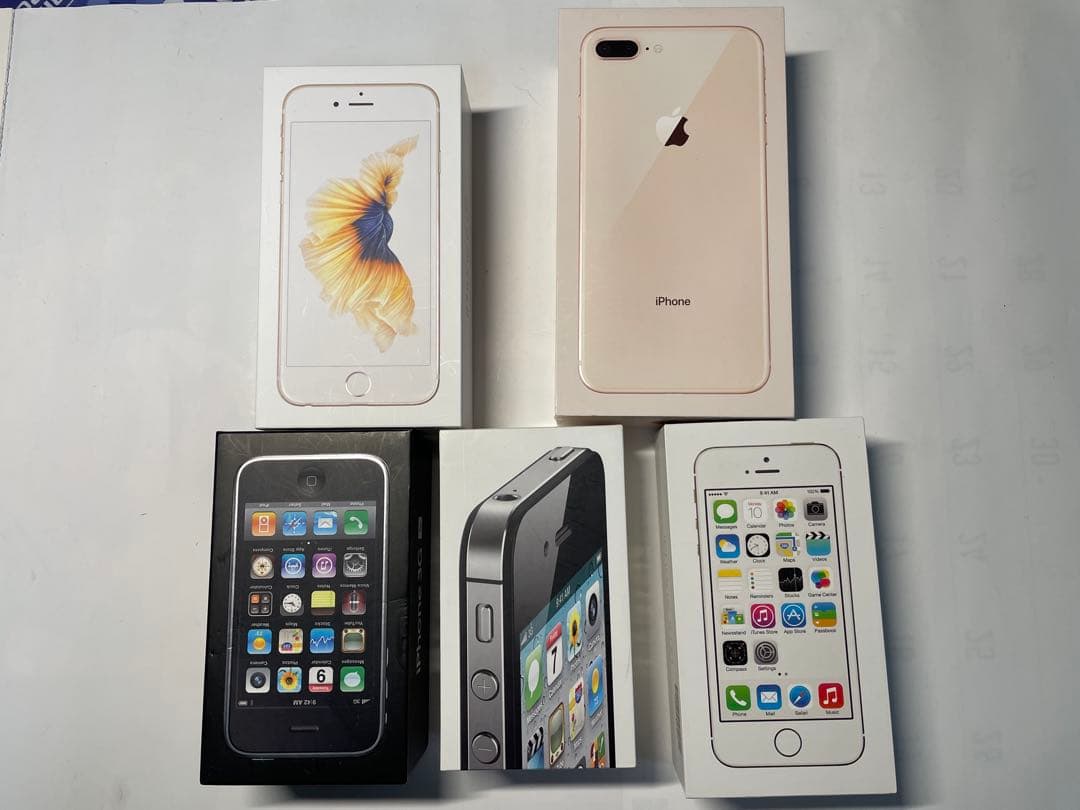 iPhoneモデルの未使用空箱セット