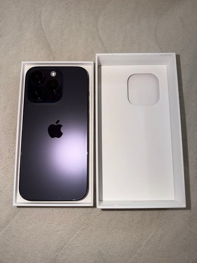 【ほぼ新品】iPhone 14 Pro 256GB ディープパープル