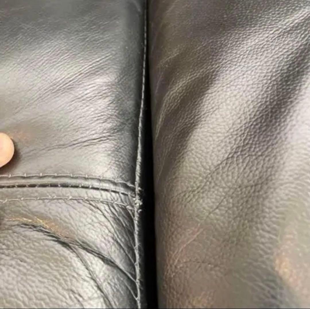 黒レザーコーナーソファー & \"イタリア センターテーブル,,