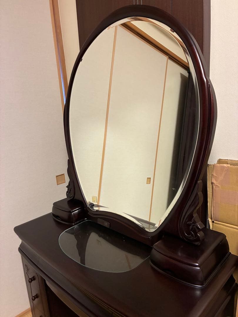 鏡台　ドレッサー　婚礼家具　嫁入り道具　昭和レトロ　鏡台1