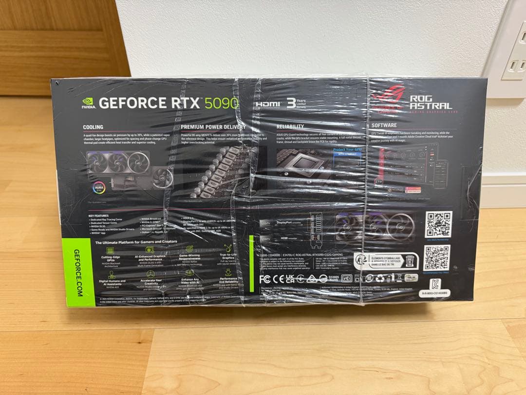 ASUS ROG ASTRAL GeForce RTX 5090 新品未開封
