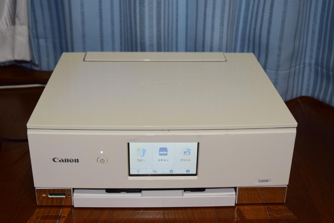 即使用可! Canon TS8330 インクジェット複合機 印刷テストOK