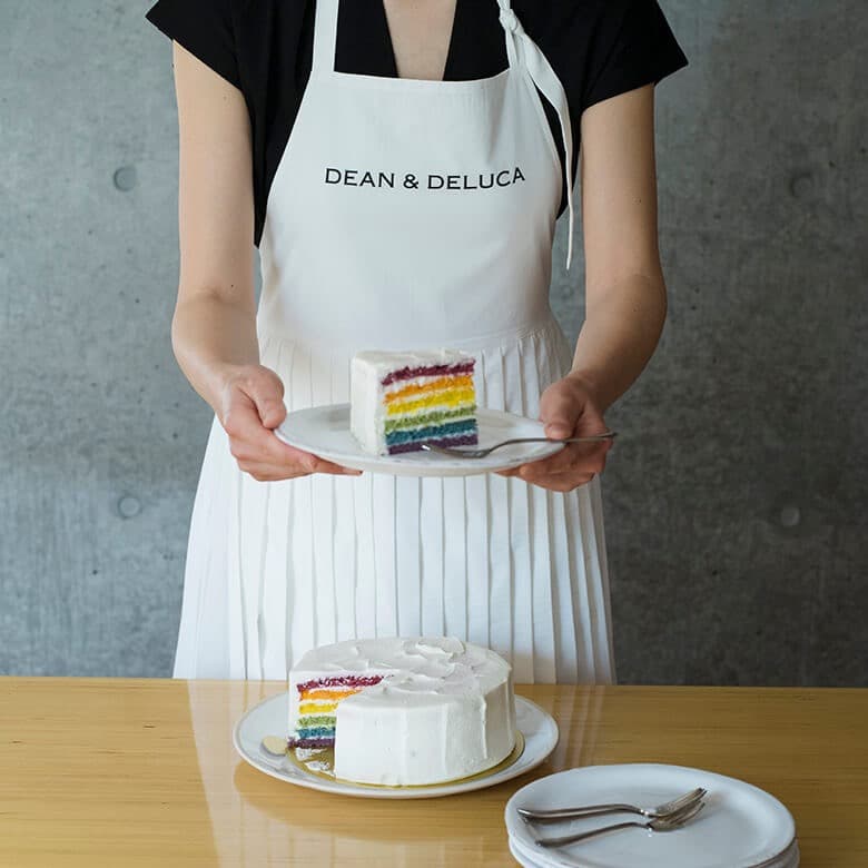 【新品】DEAN＆DELUCA×BEAMS プリーツエプロンドレス 白