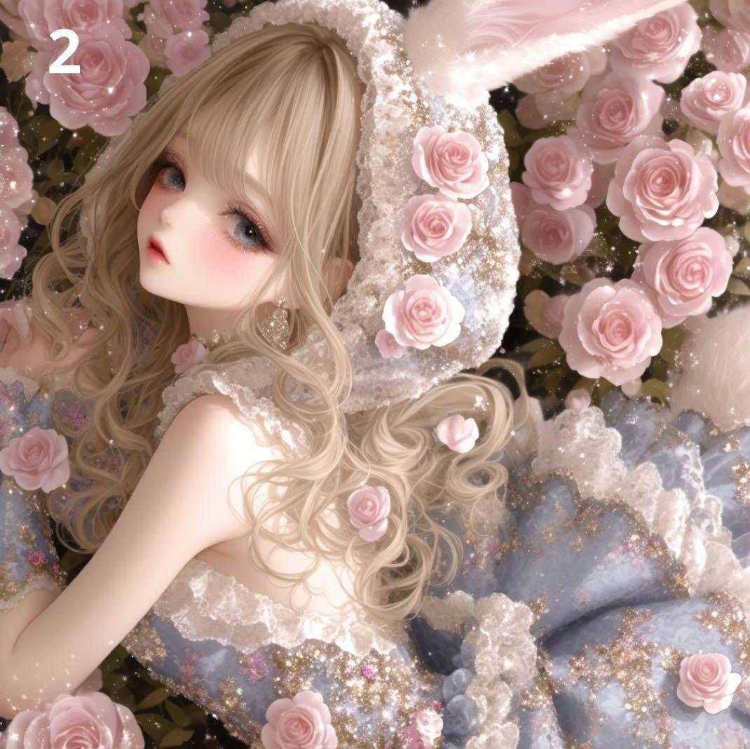 枚数限定パネル ③ 　かわいい女の子パネル生地　ハンドメイド