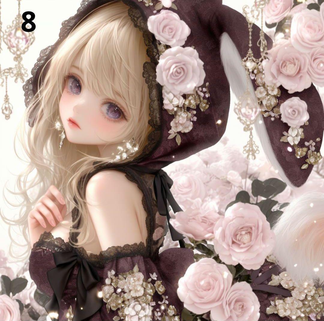 枚数限定パネル ③ 　かわいい女の子パネル生地　ハンドメイド