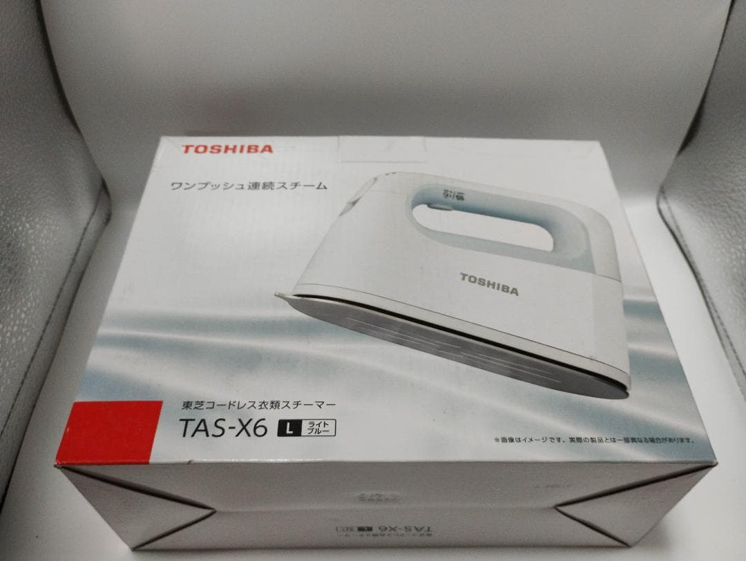 東芝 スチームアイロン 衣類スチーマー コードレス TAS-X6-L