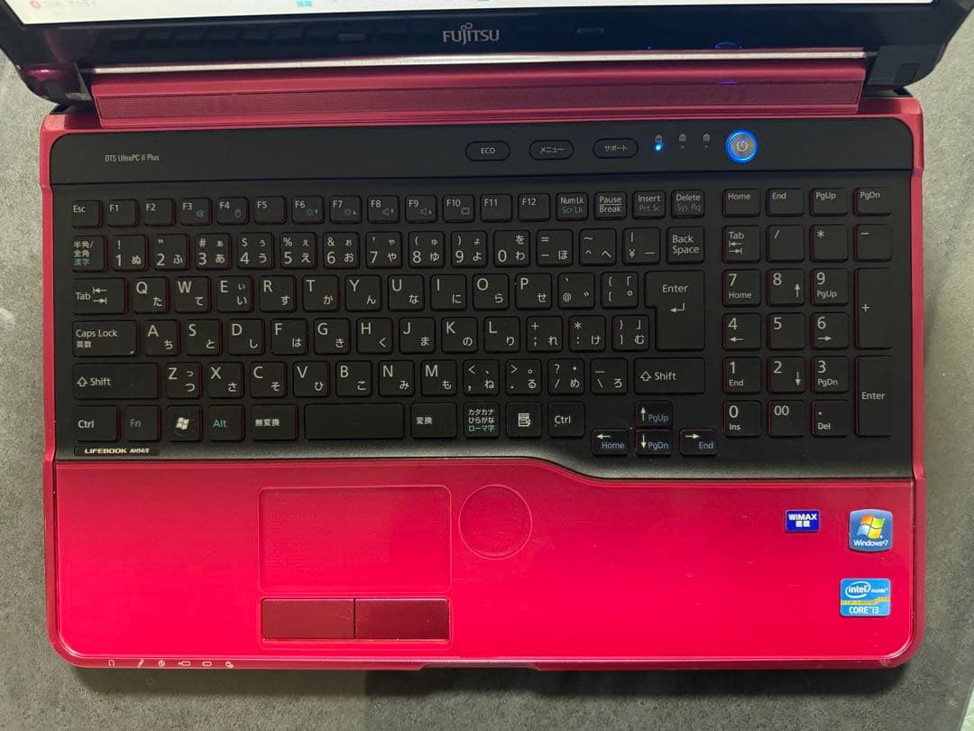 値下げ　秒速起動　Fujitsu ピンク SSD512GB RAM16GB