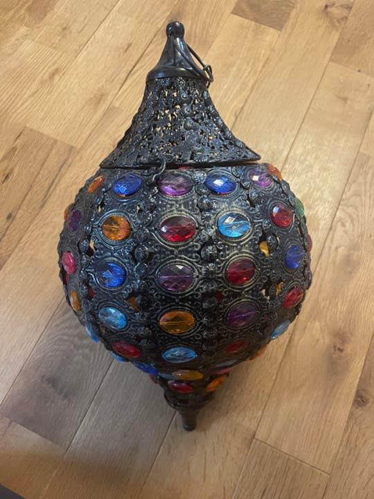 モロッカン　キャンドル　ランタン　ライト　アンティーク　インテリア　照明