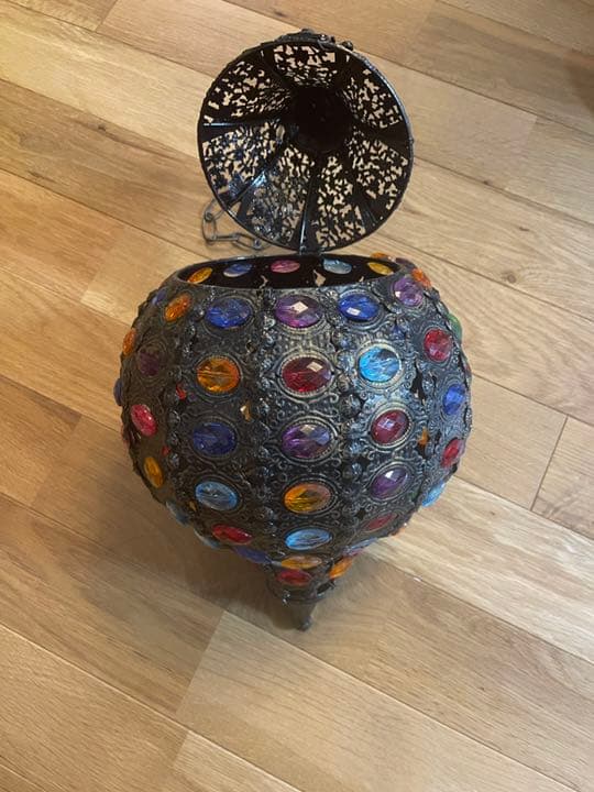 モロッカン　キャンドル　ランタン　ライト　アンティーク　インテリア　照明