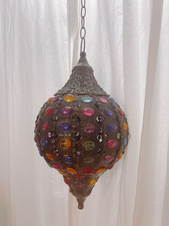 モロッカン　キャンドル　ランタン　ライト　アンティーク　インテリア　照明