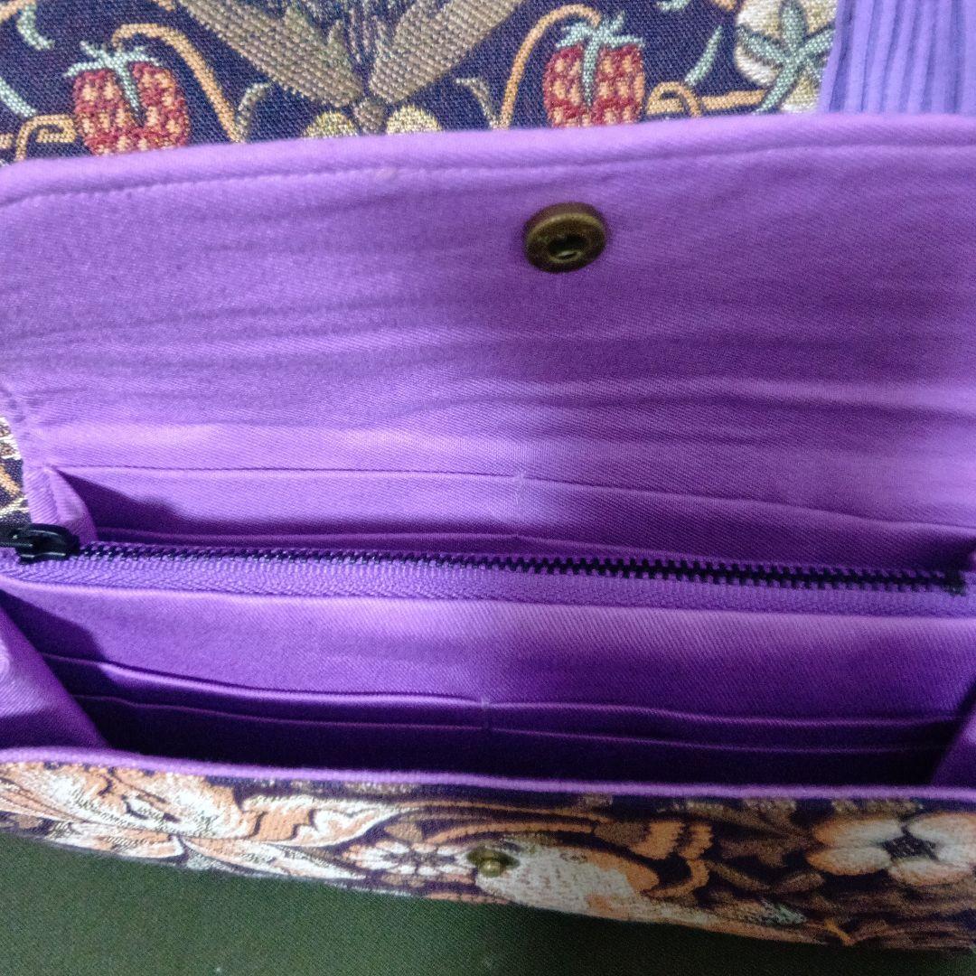 ウイリアム・モリス　いちご泥棒ジャガード　トートバック