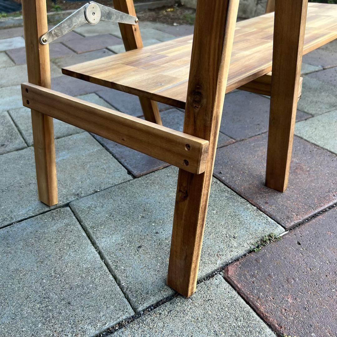 【未使用】キッチンテーブル アカシアキッチンラック + オプションテーブル