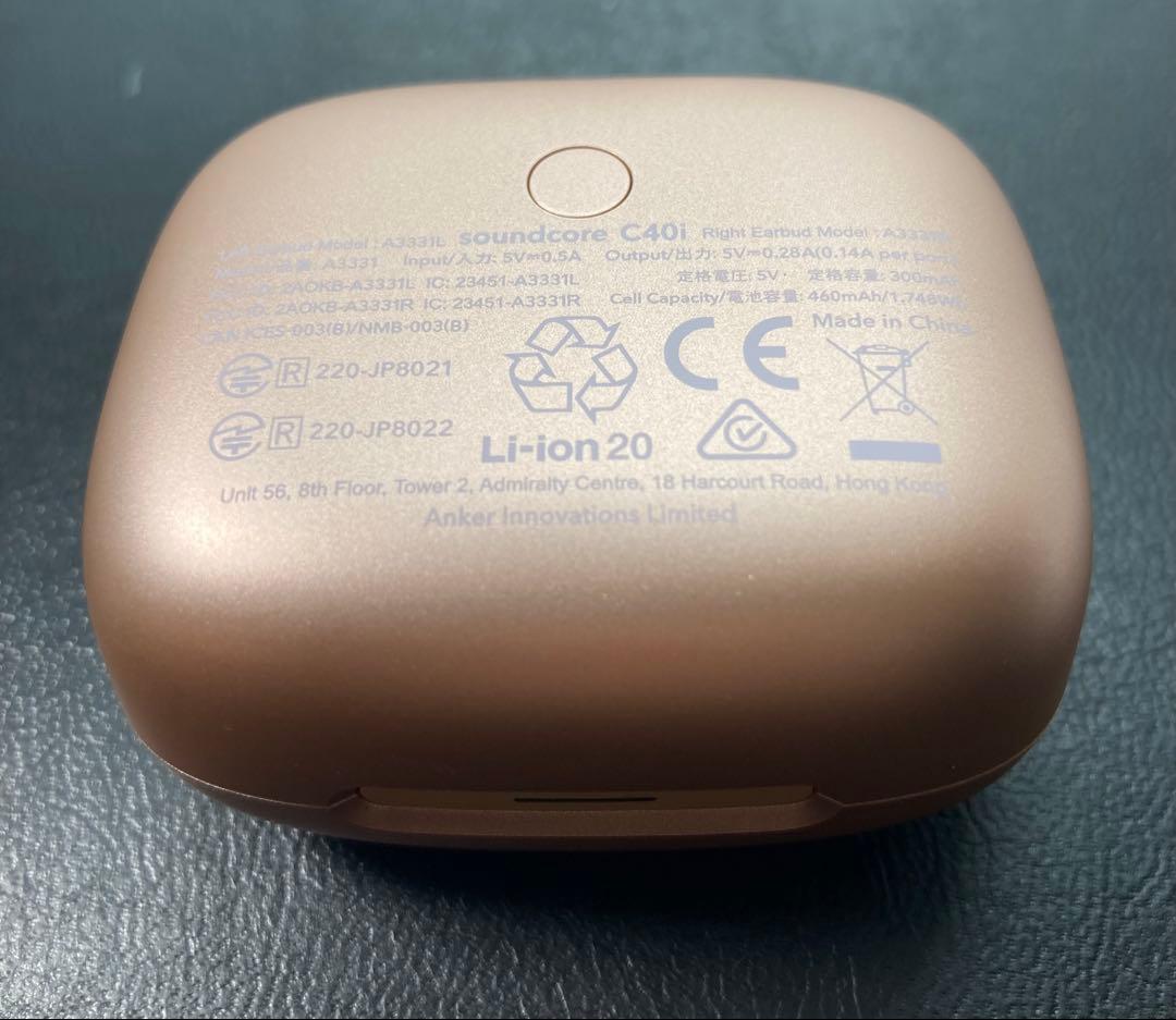 【美品】 Soundcore C40i【ローズゴールド】