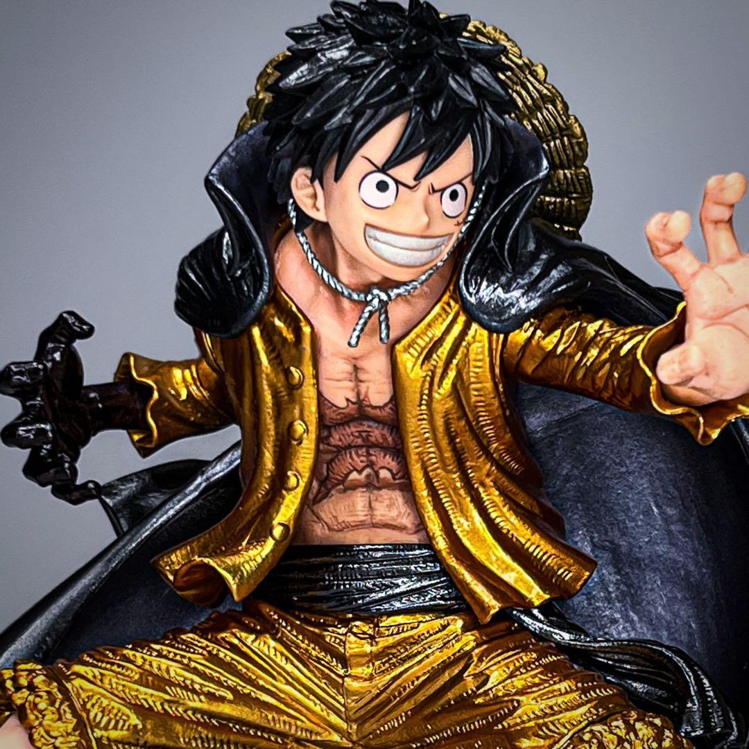 ど*ん様 リペイント ワンピース ルフィ フィギュア king of artis