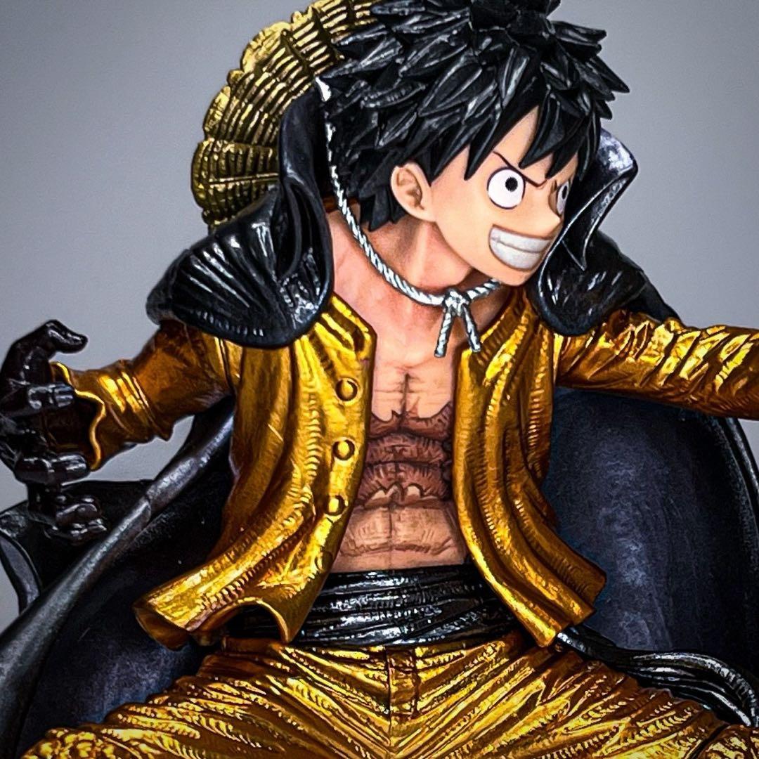 ど*ん様 リペイント ワンピース ルフィ フィギュア king of artis