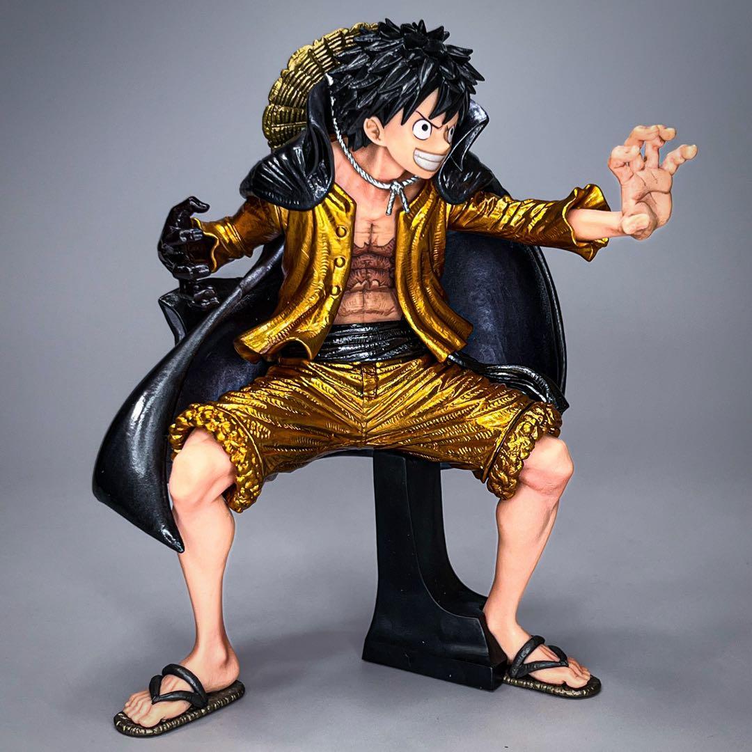 ど*ん様 リペイント ワンピース ルフィ フィギュア king of artis