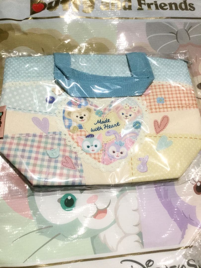 新品♡ ダッフィー ハートウォーミングデイズ スーベニア ランチバッグ、プレート