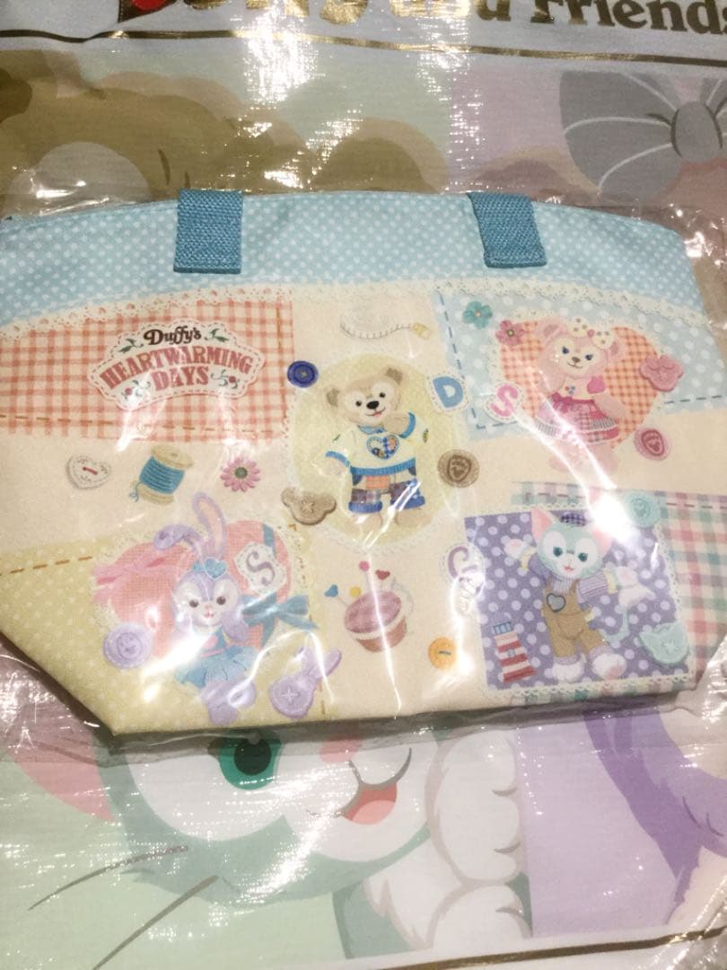 新品♡ ダッフィー ハートウォーミングデイズ スーベニア ランチバッグ、プレート