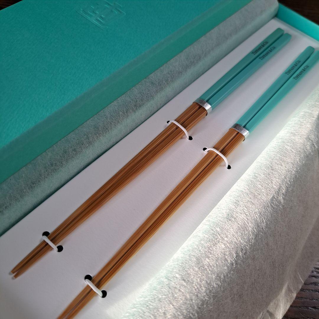 【新品未使用品】TIFFANYティファニー夫婦箸