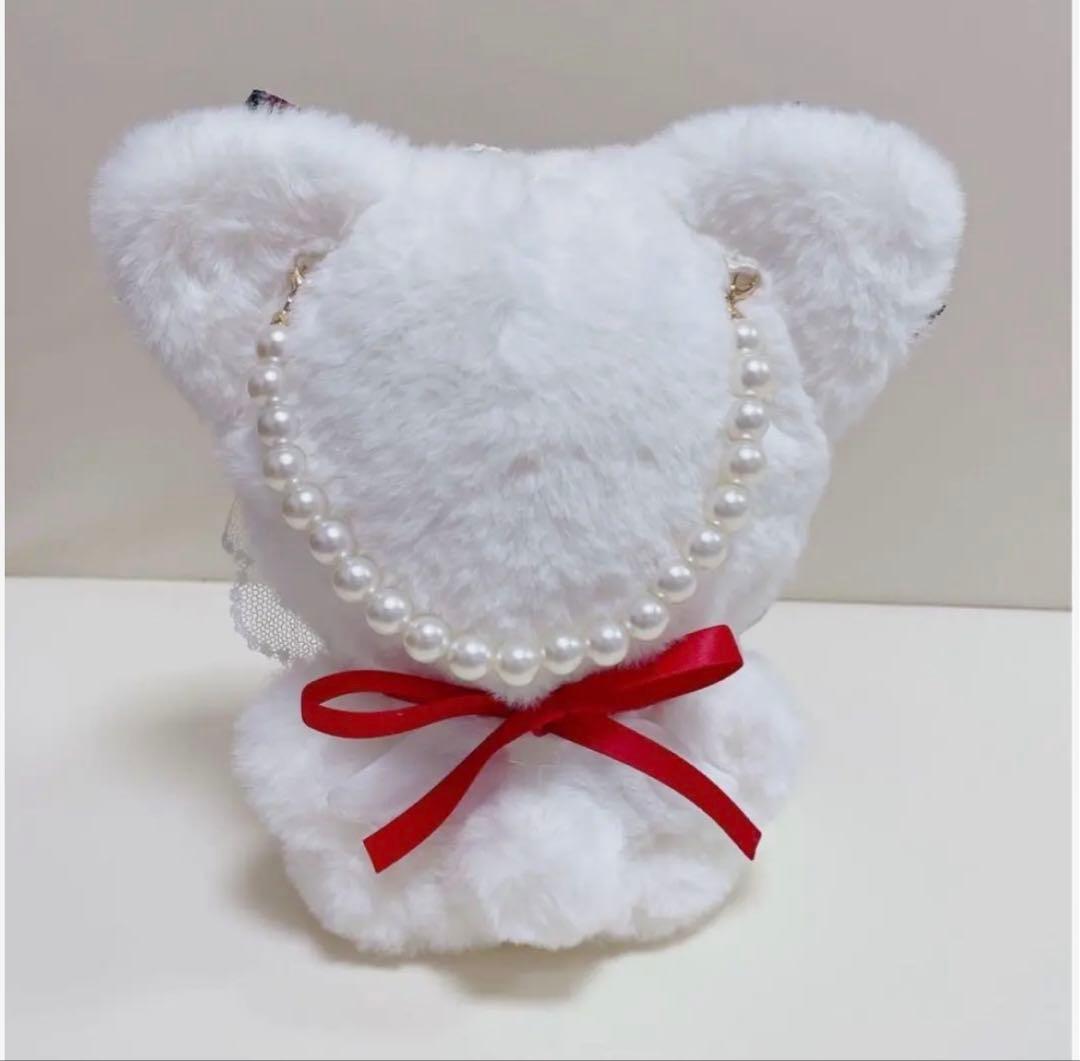 おすわり♥ぬい服♥着ぐるみ♥16cm♥ネコ♥バックチャーム♥W89
