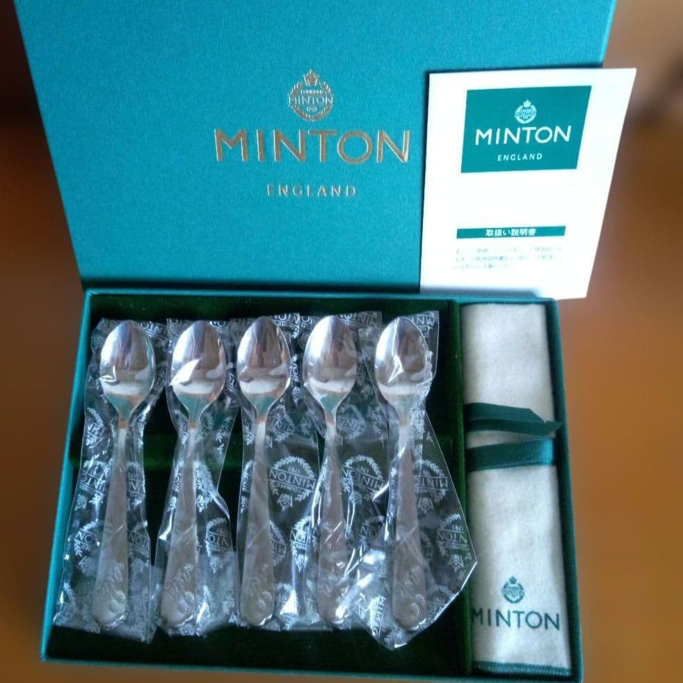 【未使用品】MINTON ゴブレッッ・プレート・グラス・スプーン おまとめのみ