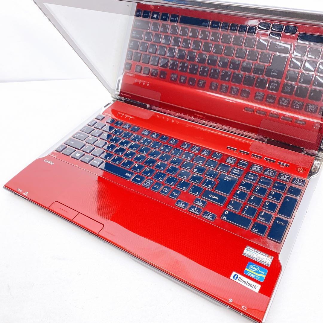 NEC Core i7 レッド ノートPC 15.6インチ A105