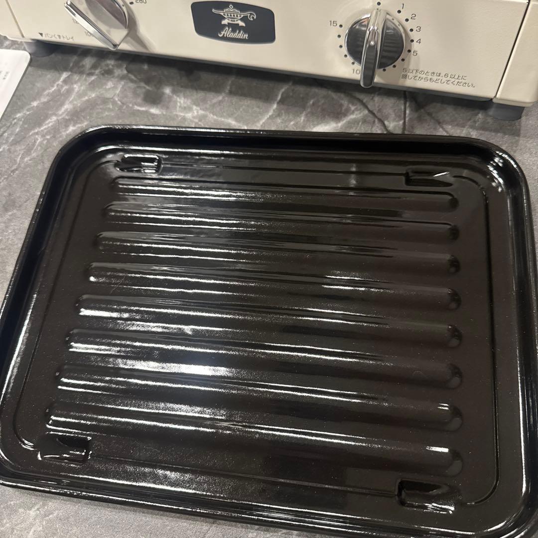 Aladdin AET-GS13CWトースター 網棚・トレー付き　美品
