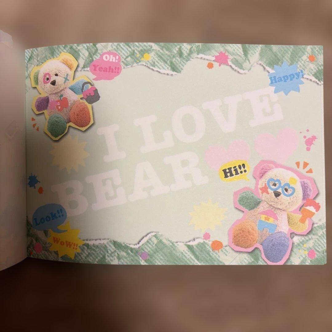 新品未使用　未開封　平成レトロ　メモ帳　ILOVEBEAR シール付き