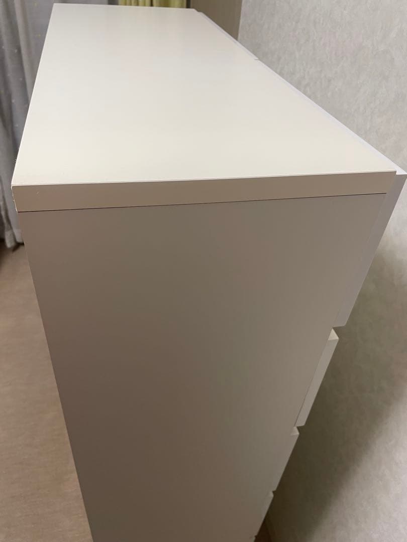 奥行30cm薄型ツヤツヤチェスト 幅75cm・6段