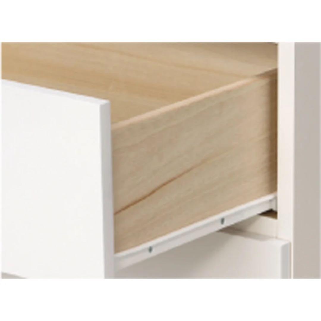 奥行30cm薄型ツヤツヤチェスト 幅75cm・6段