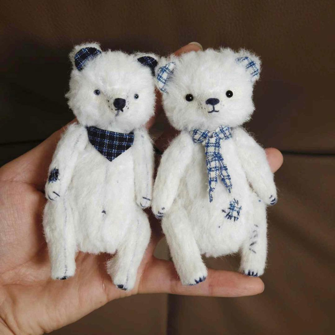 白熊兄ちゃん アーティストベア テディベア 海外作家様 ハンドメイド ミニチュア