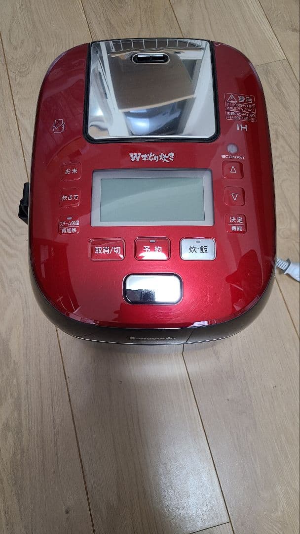Panasonic SR-SPX107 炊飯器 レッド 1.0L