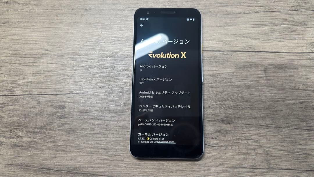 【Android15】Google Pixel 3a SIMフリー