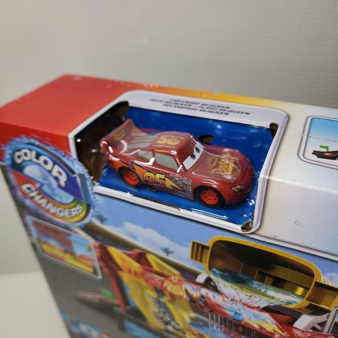 カーズ マテル CAR WASH カラーチェンジャー　マックイーンミニカー