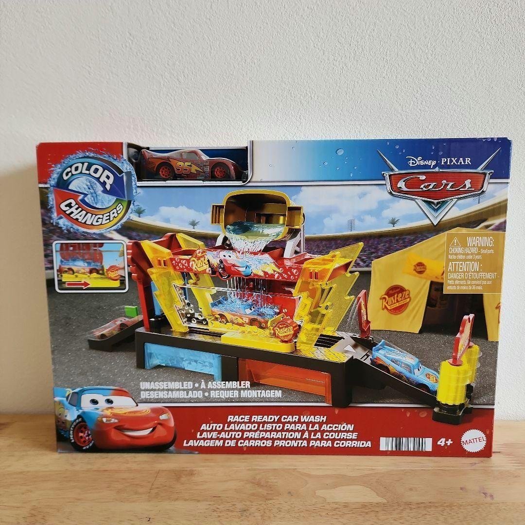 カーズ マテル CAR WASH カラーチェンジャー　マックイーンミニカー