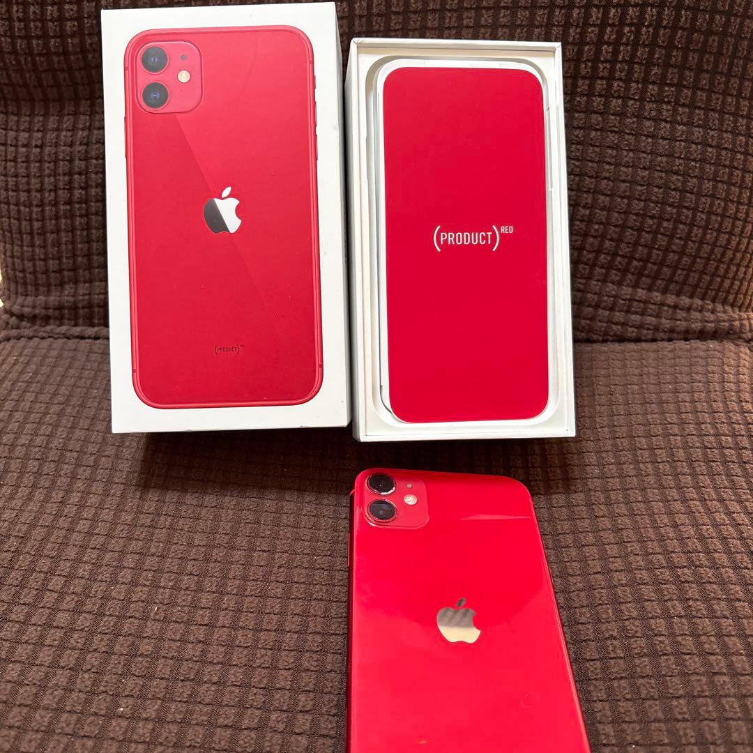 [初期化済]128GB Apple iPhone pro 11 red