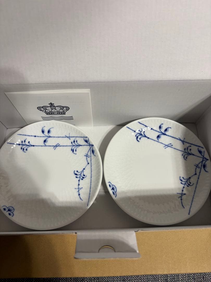 ロイヤルコペンハーゲン ブルーパルメッテ カップ ソーサーセット