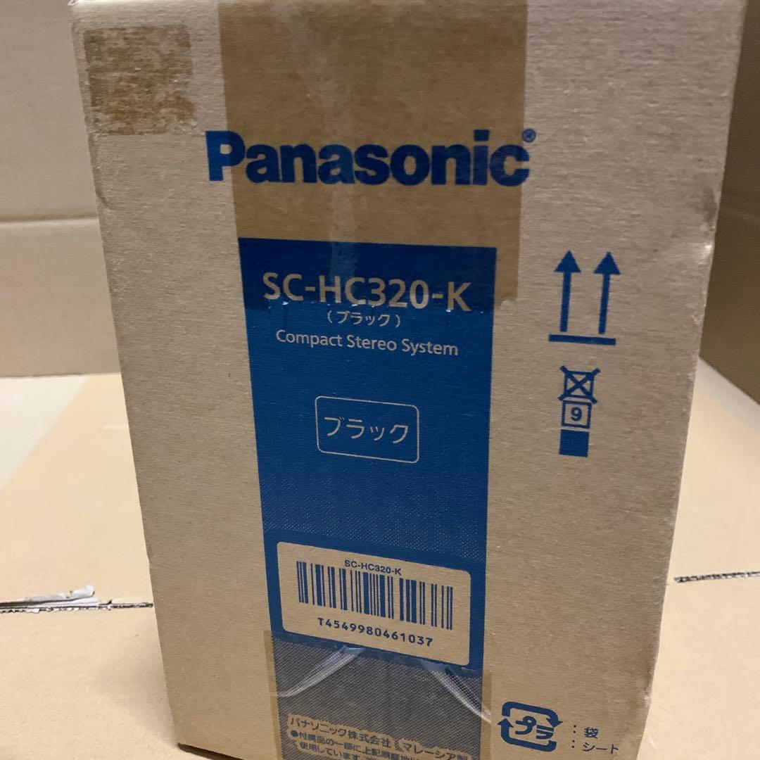 パナソニック ミニコンポ FM/AM 2バンド SC-HC320-K ブラック