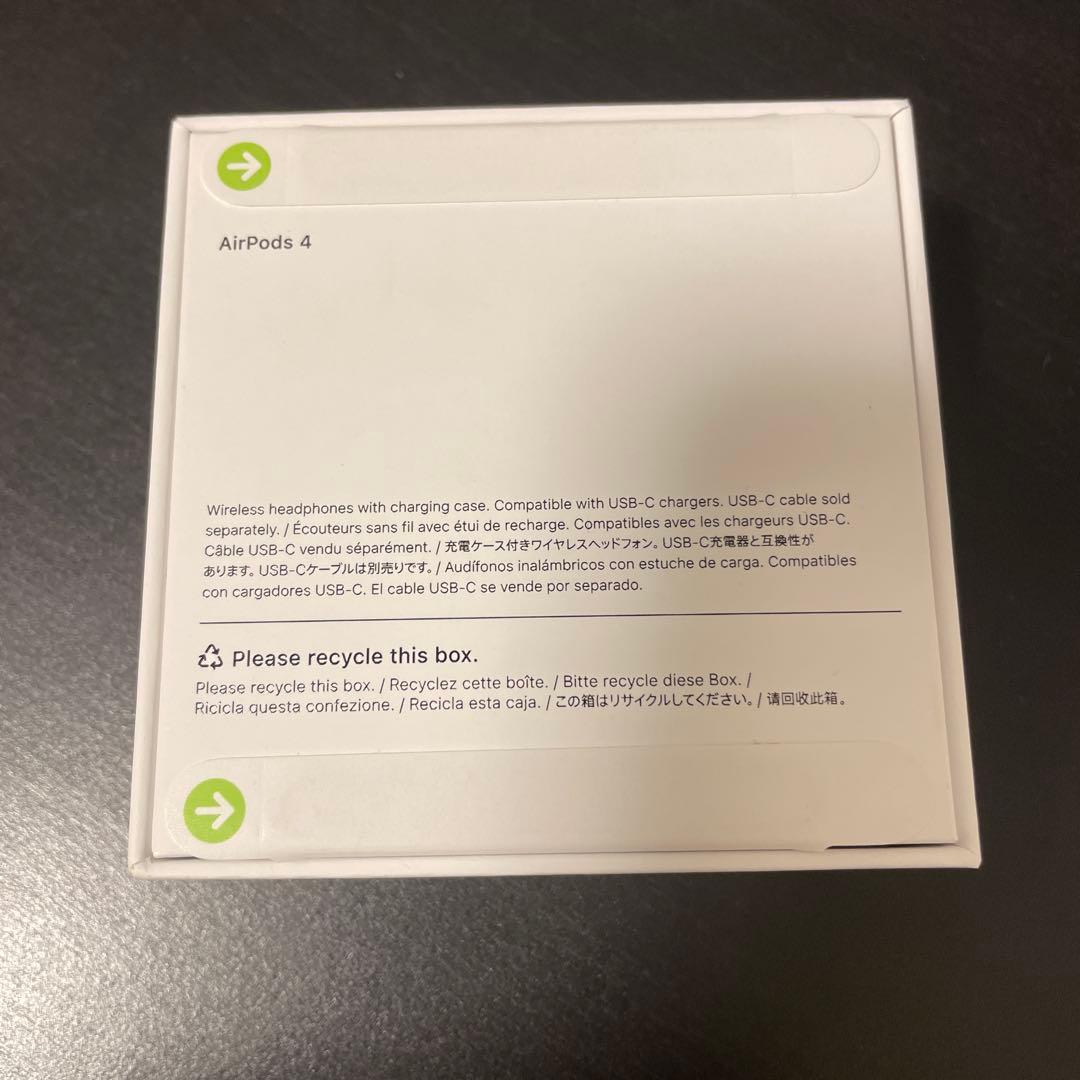 【新品未使用品】AirPods4