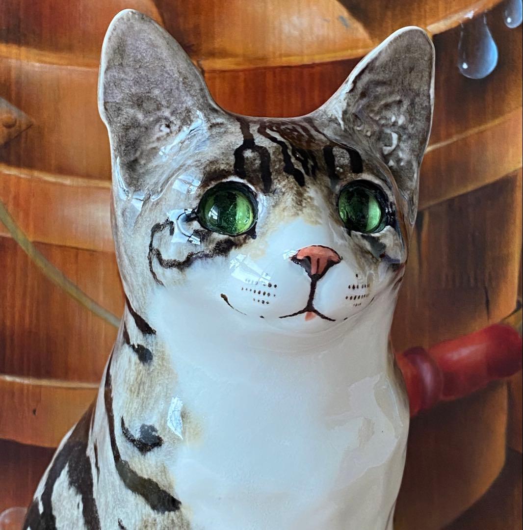 ウィンスタンレイキャット　ケンジントンキャット✨真緑の瞳✨激レア猫✨サイズ7❣️