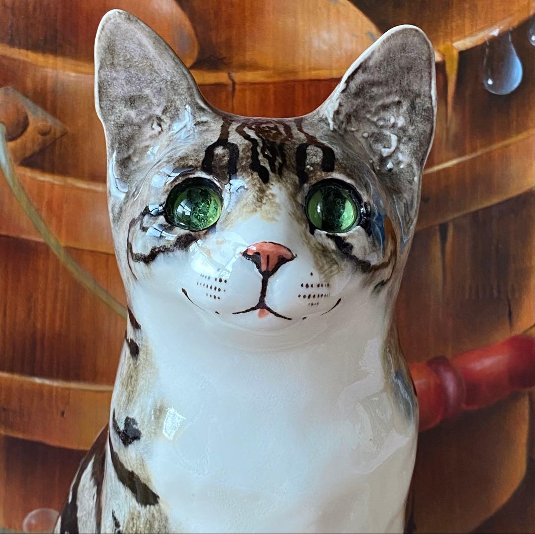 ウィンスタンレイキャット　ケンジントンキャット✨真緑の瞳✨激レア猫✨サイズ7❣️