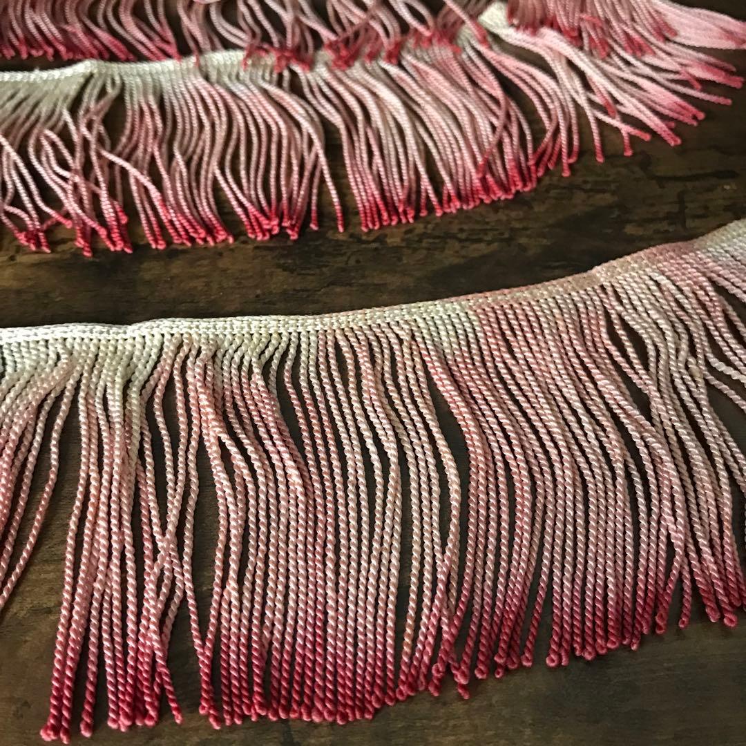 イタリア　ヴィンテージ　フリンジ　ヨーロッパアンティーク