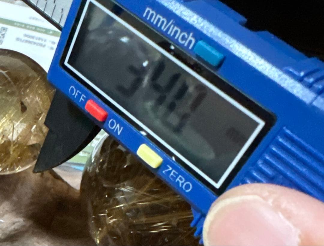 【極上品】コレクション級　ゴールドルチルスフィア 丸玉　約3.4cm 鑑定書付き