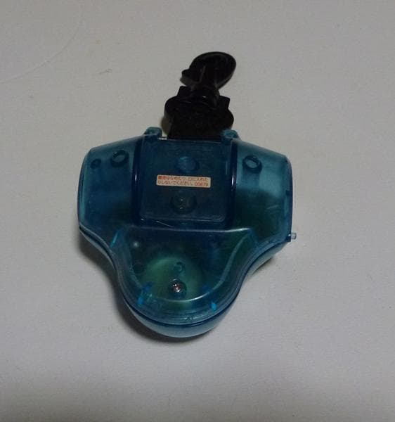 動作確認済！ディーアーク 本体 当時物 クリアブルー＆シルバー ストラップ付き