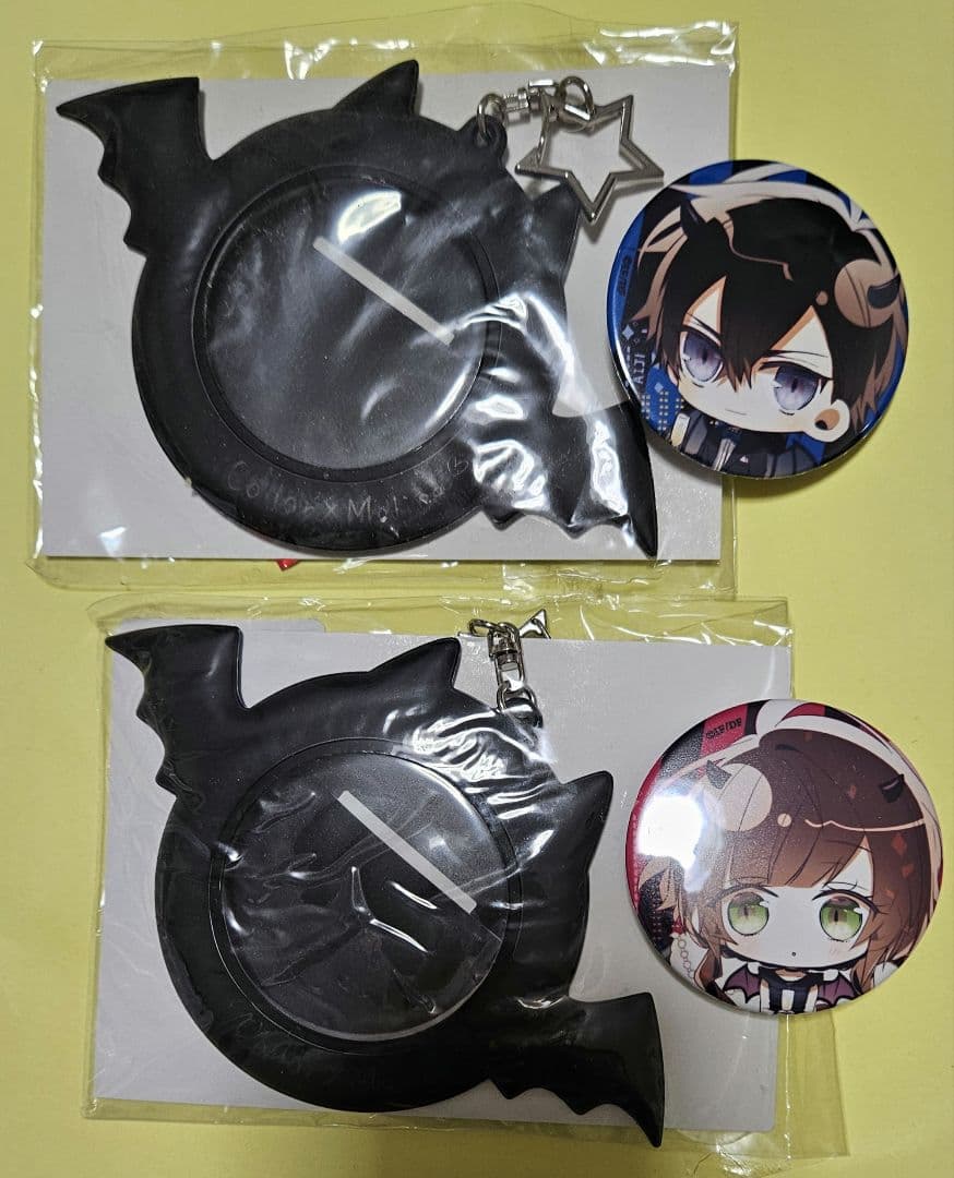 Collar×Malice　愛時　市香　カバー付き　缶バッジ　AGF限定　デビル